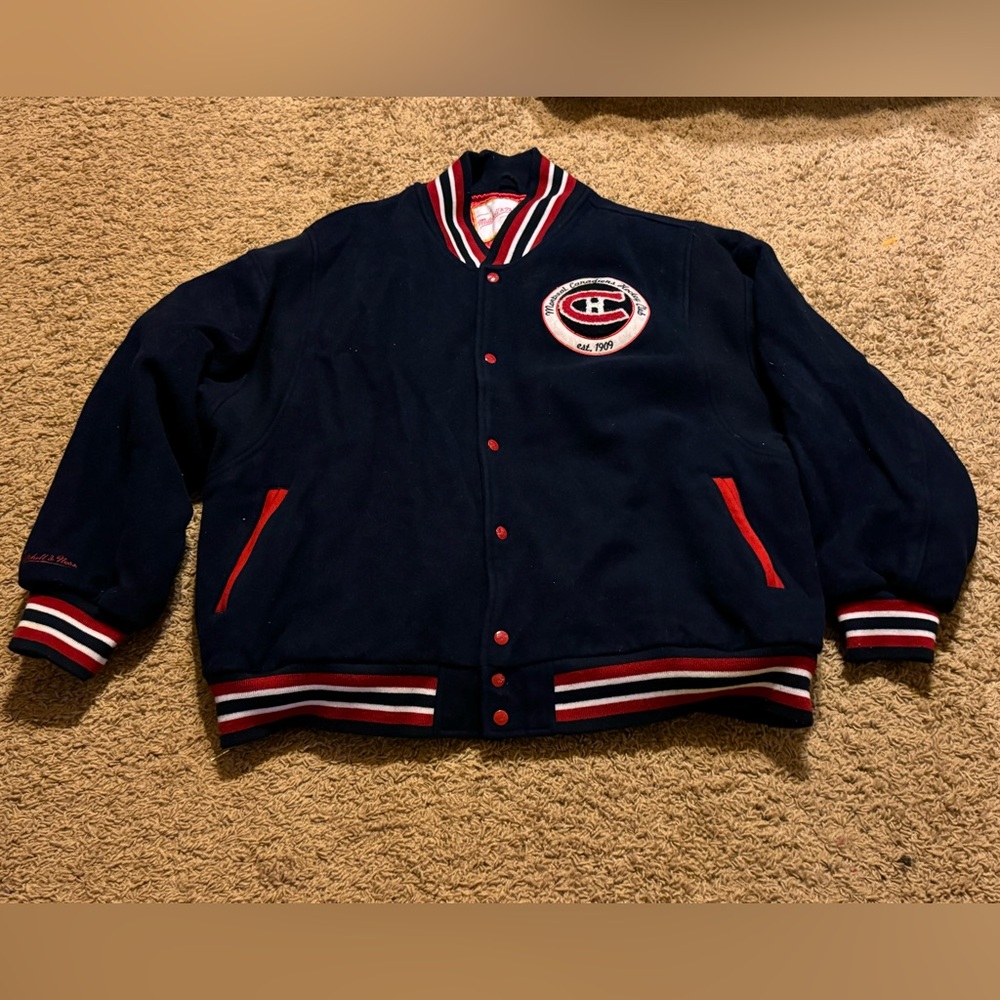 Mitchell & Ness Varsity Style Jacket Montreal Canadiens Sz 3XL